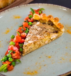 torta salata con pollo