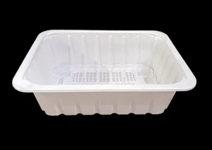 Vassoio in plastica bianca_polipropilene PP 05_Raccolta Differenziata – Plastica